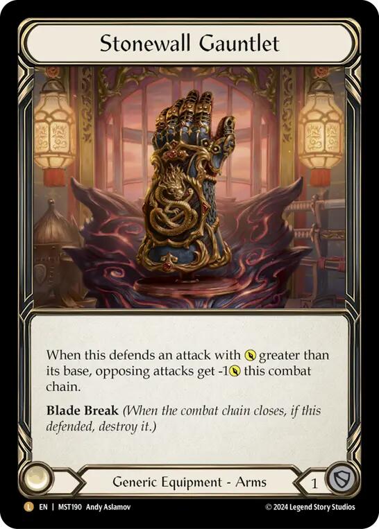 Stonewall Gauntlet [MST190] (Part the Mistveil)  Rainbow Foil | Good Games Adelaide SA