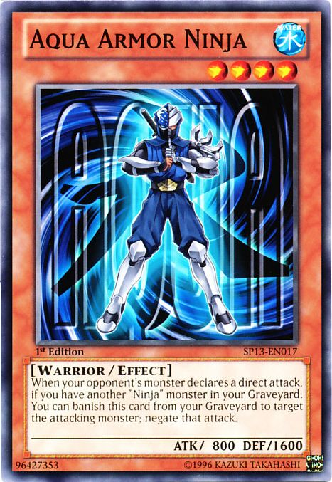 Aqua Armor Ninja [SP13-EN017] Common | Good Games Adelaide SA