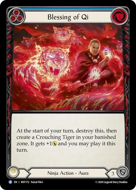 Blessing of Qi (Blue) [MST172] (Part the Mistveil) | Good Games Adelaide SA