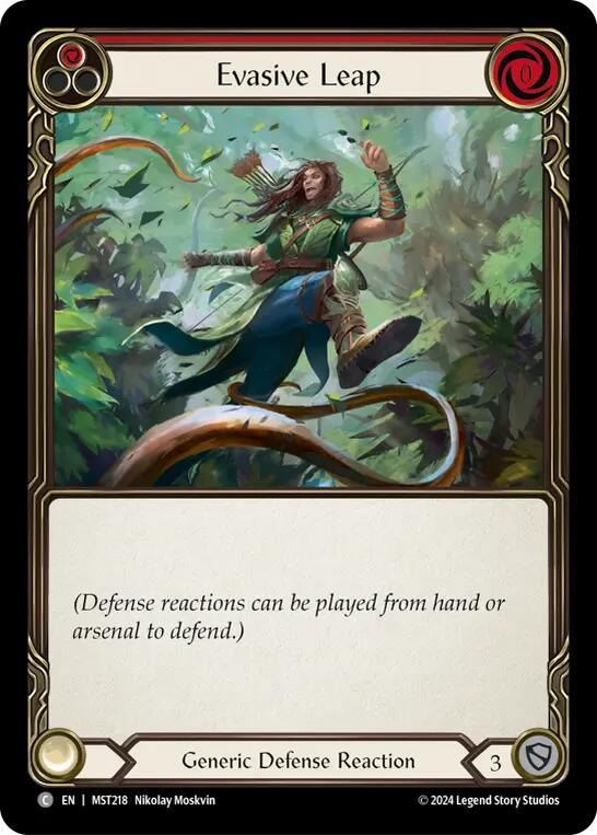 Evasive Leap (Red) [MST218] (Part the Mistveil) | Good Games Adelaide SA