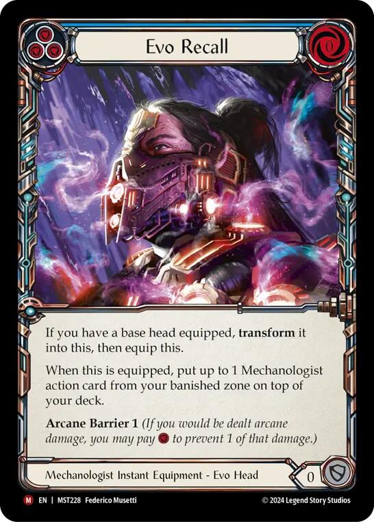 Evo Recall [MST228] (Part the Mistveil)  Cold Foil | Good Games Adelaide SA