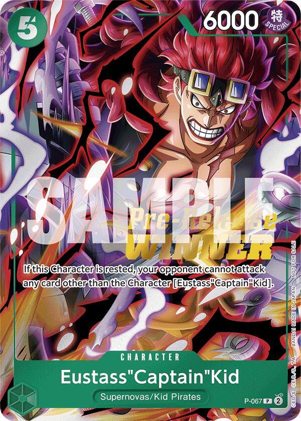 Eustass"Captain"Kid (OP-07 Pre-Release Tournament) [Winner] [One Piece Promotion Cards] | Good Games Adelaide SA
