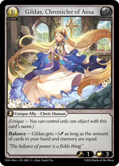 Gildas, Chronicler of Aesa (088) [Dawn of Ashes: Alter Edition] | Good Games Adelaide SA