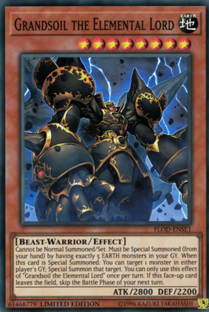Grandsoil the Elemental Lord [FLOD-ENSE1] Super Rare | Good Games Adelaide SA