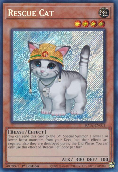 Rescue Cat (Secret Rare) [RA02-EN001] Secret Rare | Good Games Adelaide SA