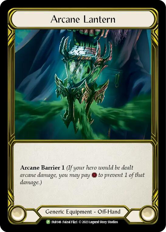 Arcane Lantern (Golden) [FAB146] (Promo)  Cold Foil | Good Games Adelaide SA