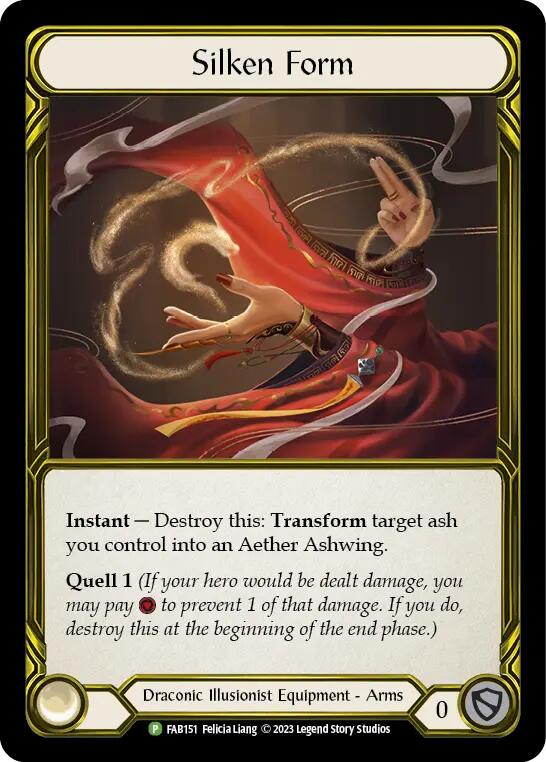 Silken Form (Golden) [FAB151] (Promo)  Cold Foil | Good Games Adelaide SA