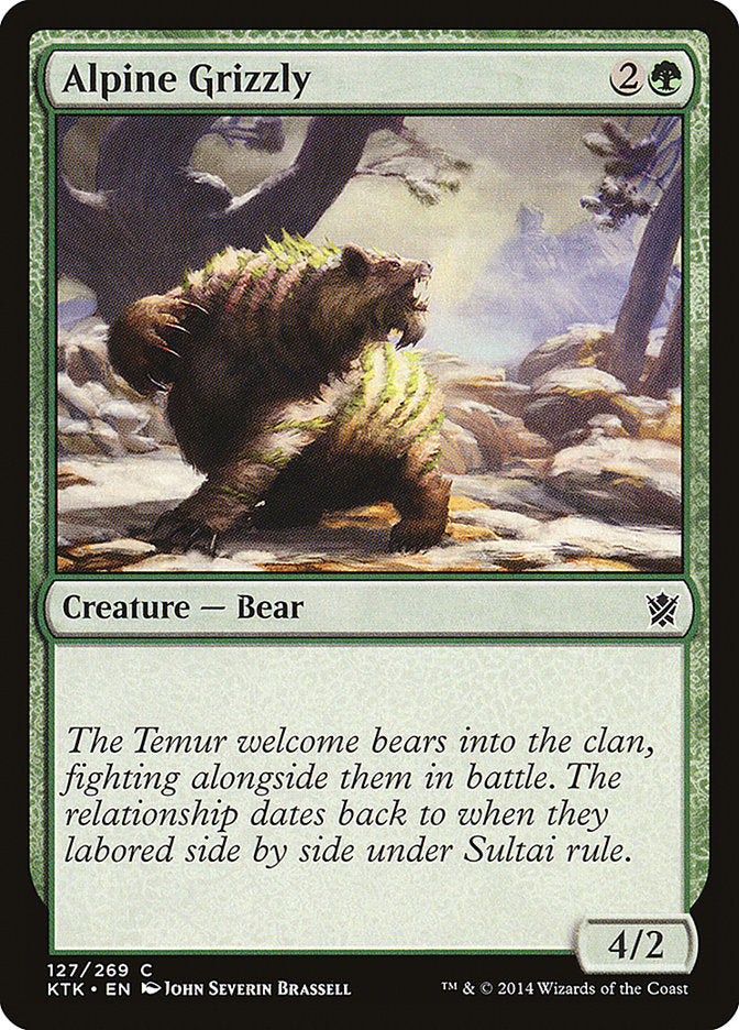 Alpine Grizzly 127 (Khans of Tarkir)  - Foil | Good Games Adelaide SA