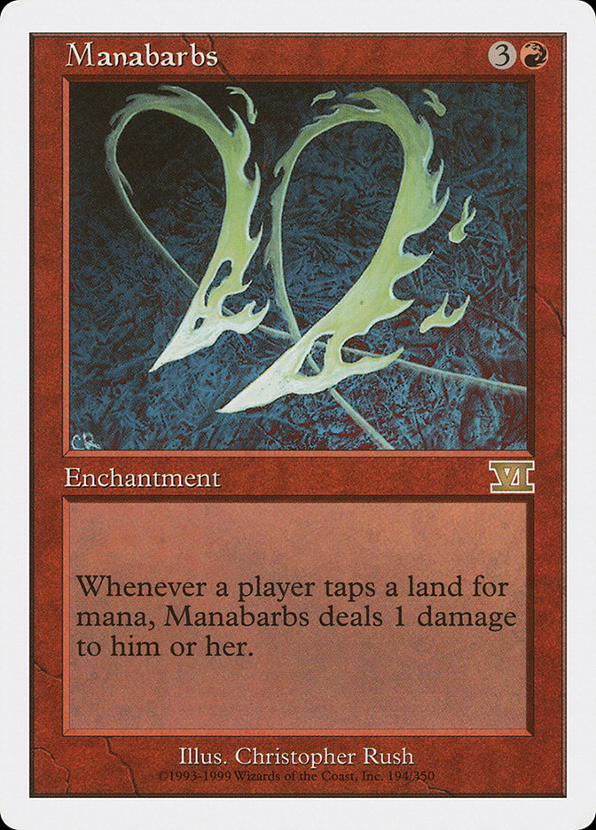 Manabarbs [Classic Sixth Edition] | Good Games Adelaide SA