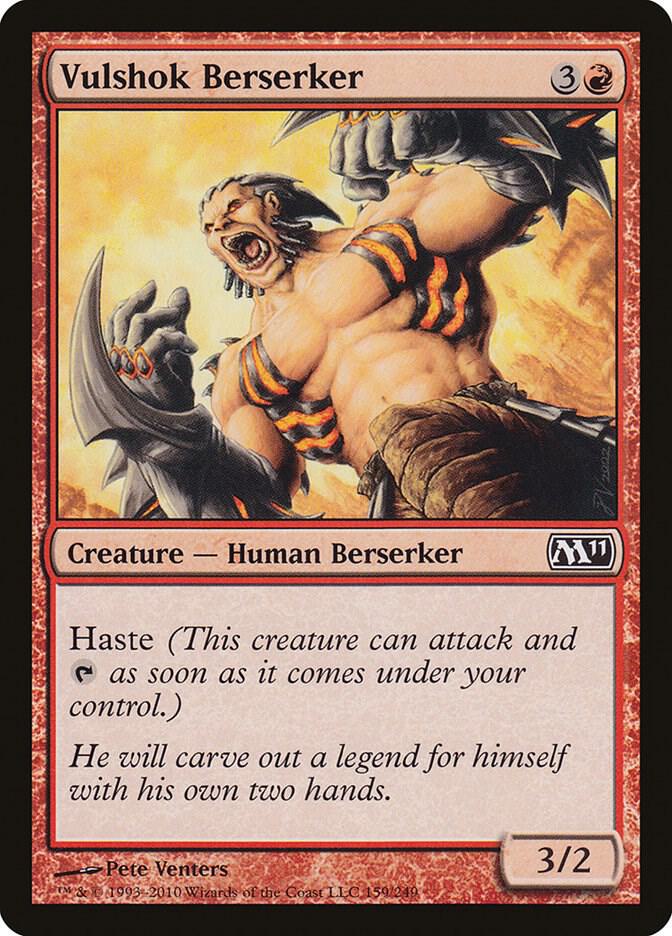 Vulshok Berserker 159 (Magic 2011 (M11))  - Foil | Good Games Adelaide SA