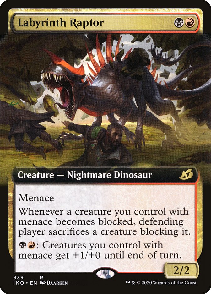 Labyrinth Raptor (Extended Art) [Ikoria: Lair of Behemoths] | Good Games Adelaide SA