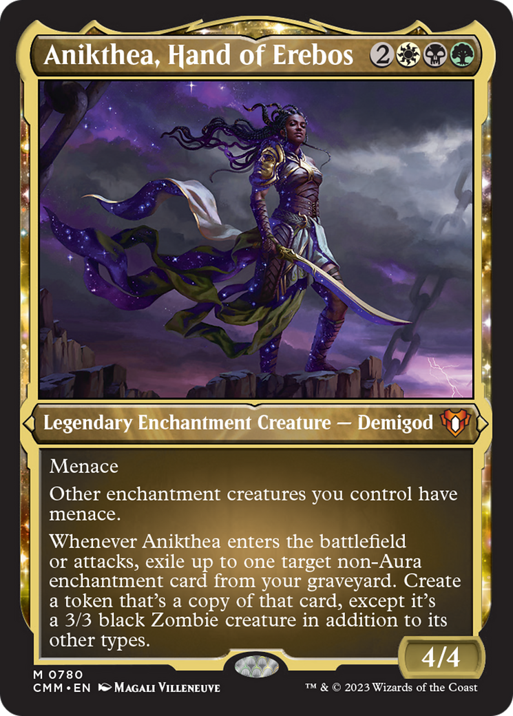 Anikthea, Hand of Erebos (Display Commander) (Foil Etched) [Commander Masters] | Good Games Adelaide SA