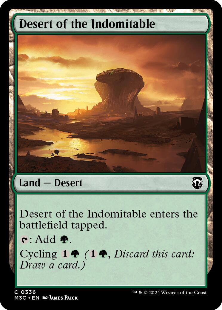 Desert of the Indomitable [Modern Horizons 3 Commander] | Good Games Adelaide SA