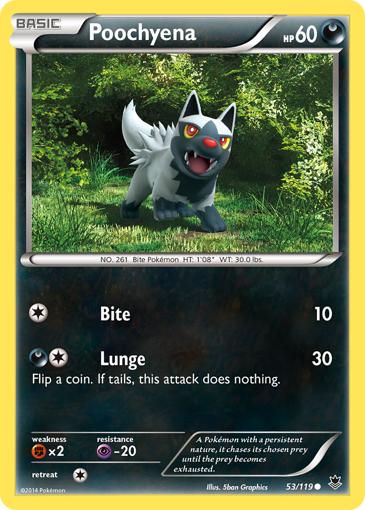 Poochyena (53/119) [XY: Phantom Forces] | Good Games Adelaide SA