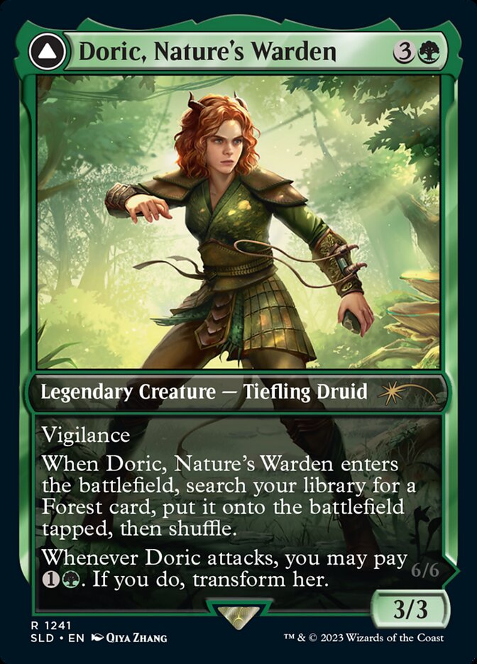 Doric, Nature's Warden // Doric, Owlbear Avenger [Secret Lair Drop Series] | Good Games Adelaide SA