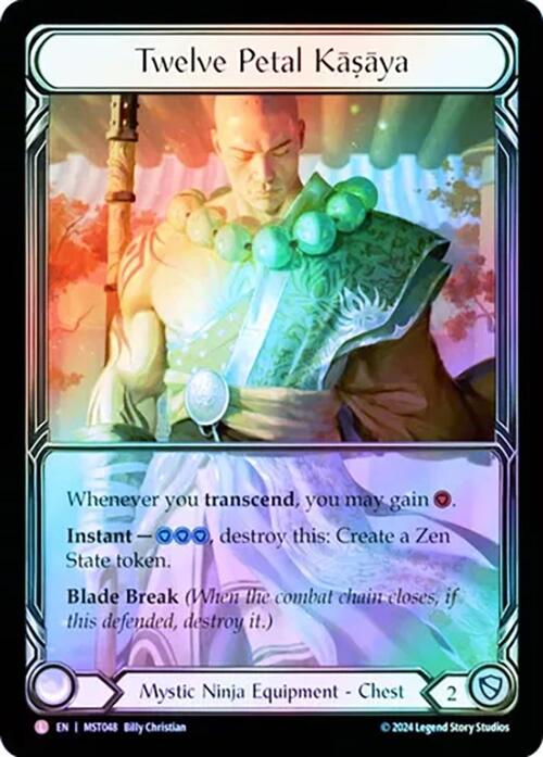 Twelve Petal Kasaya (Extended Art) [MST048] (Part the Mistveil)  Cold Foil | Good Games Adelaide SA