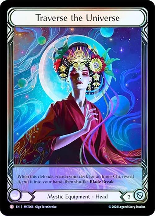 Traverse the Universe (Extended Art) [MST066] (Part the Mistveil)  Cold Foil | Good Games Adelaide SA