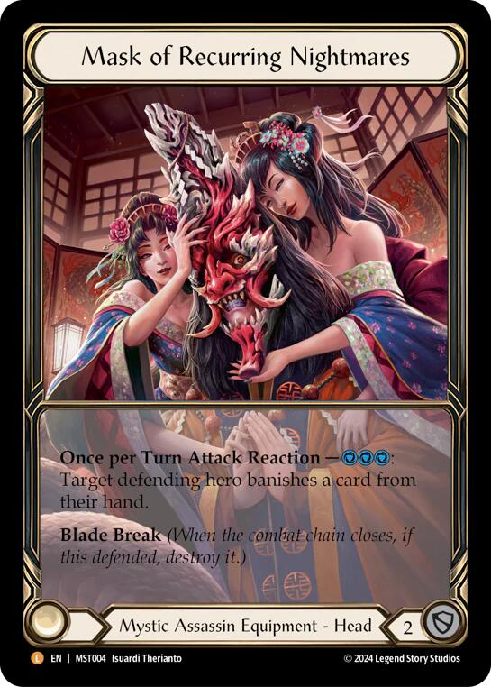 Mask of Recurring Nightmares (Extended Art) [MST004] (Part the Mistveil)  Cold Foil | Good Games Adelaide SA