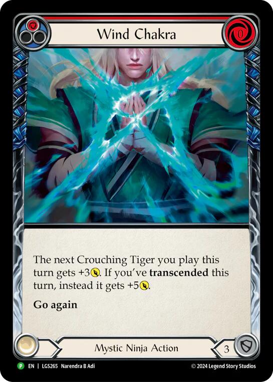 Wind Chakra [LGS265] (Promo)  Cold Foil | Good Games Adelaide SA