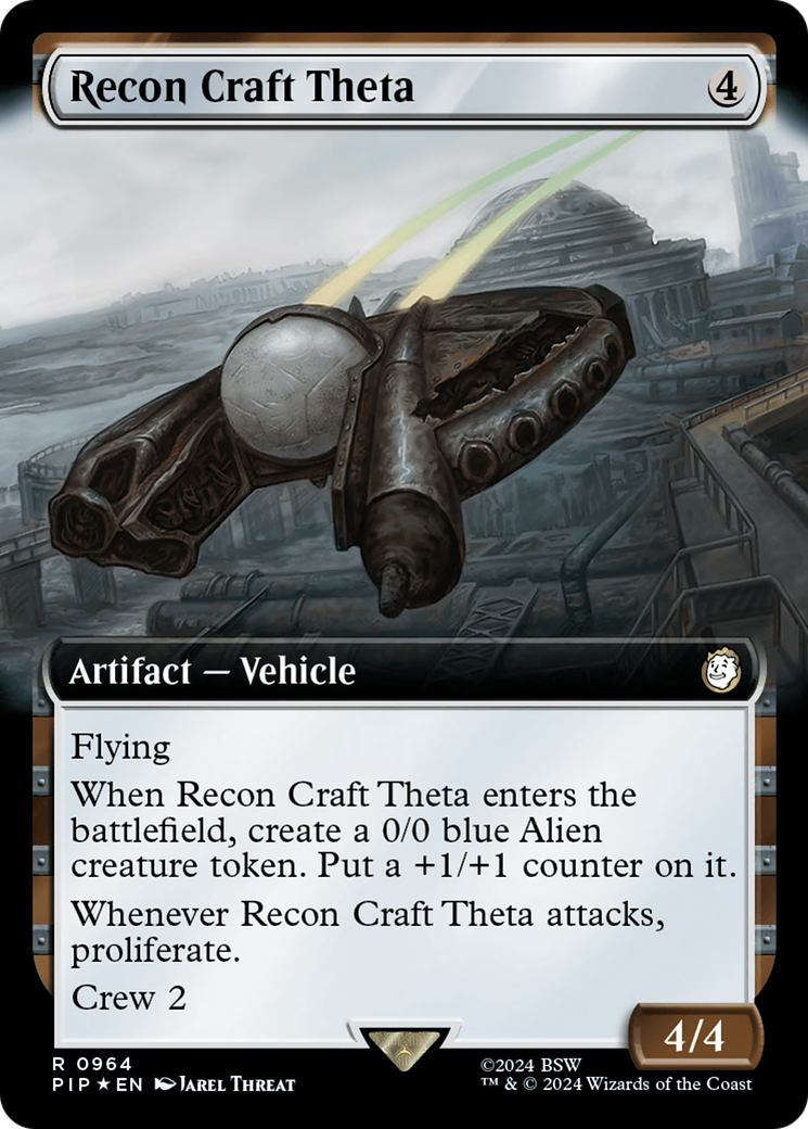 Recon Craft Theta (Extended Art) (Surge Foil) [Fallout] | Good Games Adelaide SA