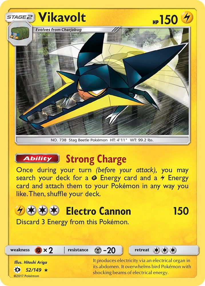 Vikavolt 52/149 (SM Base Set)  - Holofoil | Good Games Adelaide SA