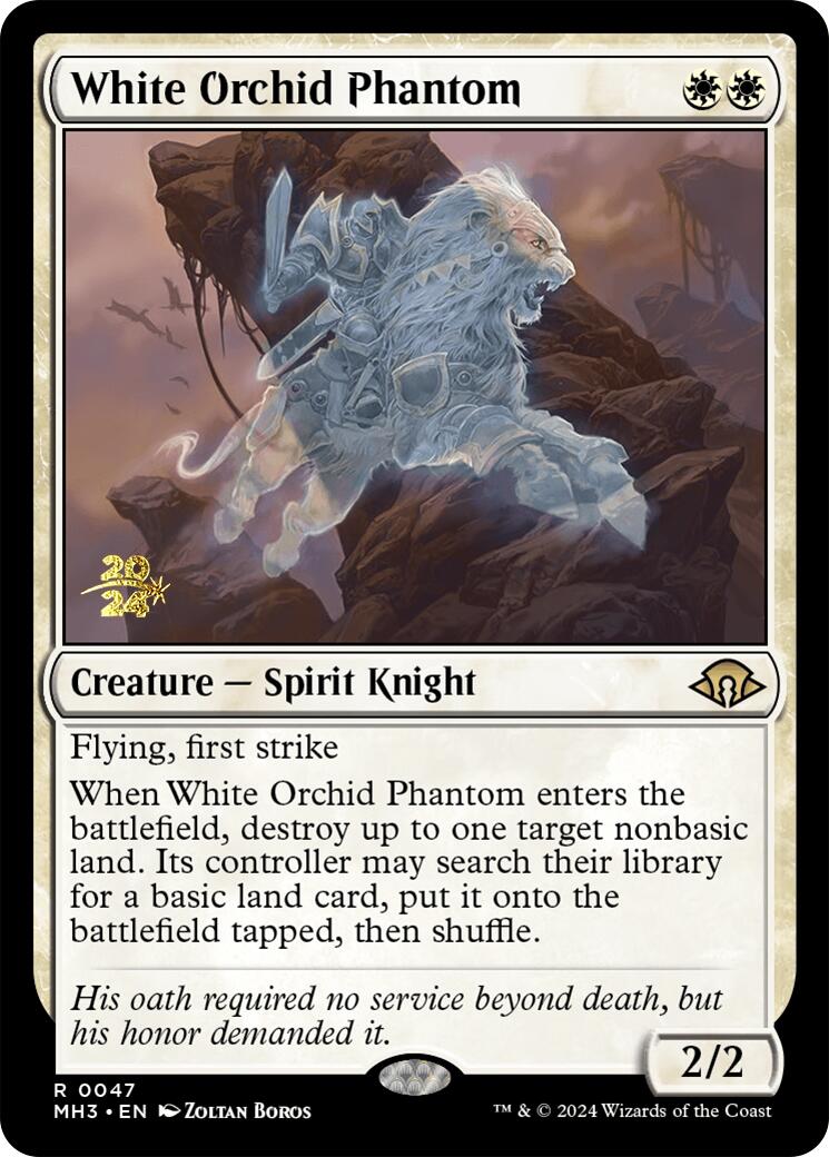 White Orchid Phantom [Modern Horizons 3 Prerelese Promos] | Good Games Adelaide SA