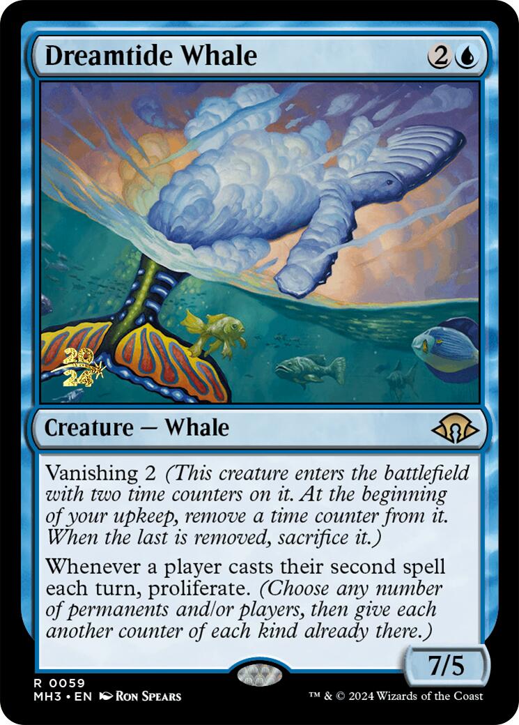Dreamtide Whale [Modern Horizons 3 Prerelese Promos] | Good Games Adelaide SA