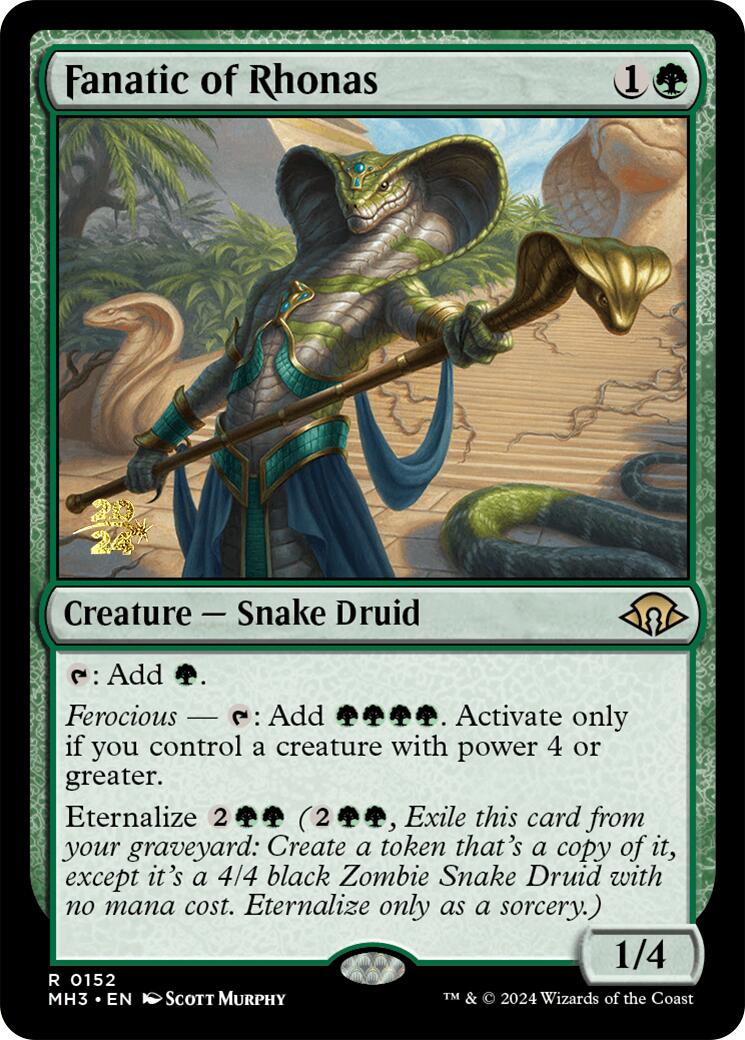 Fanatic of Rhonas [Modern Horizons 3 Prerelese Promos] | Good Games Adelaide SA