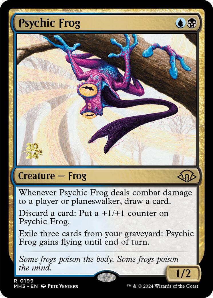 Psychic Frog [Modern Horizons 3 Prerelese Promos] | Good Games Adelaide SA