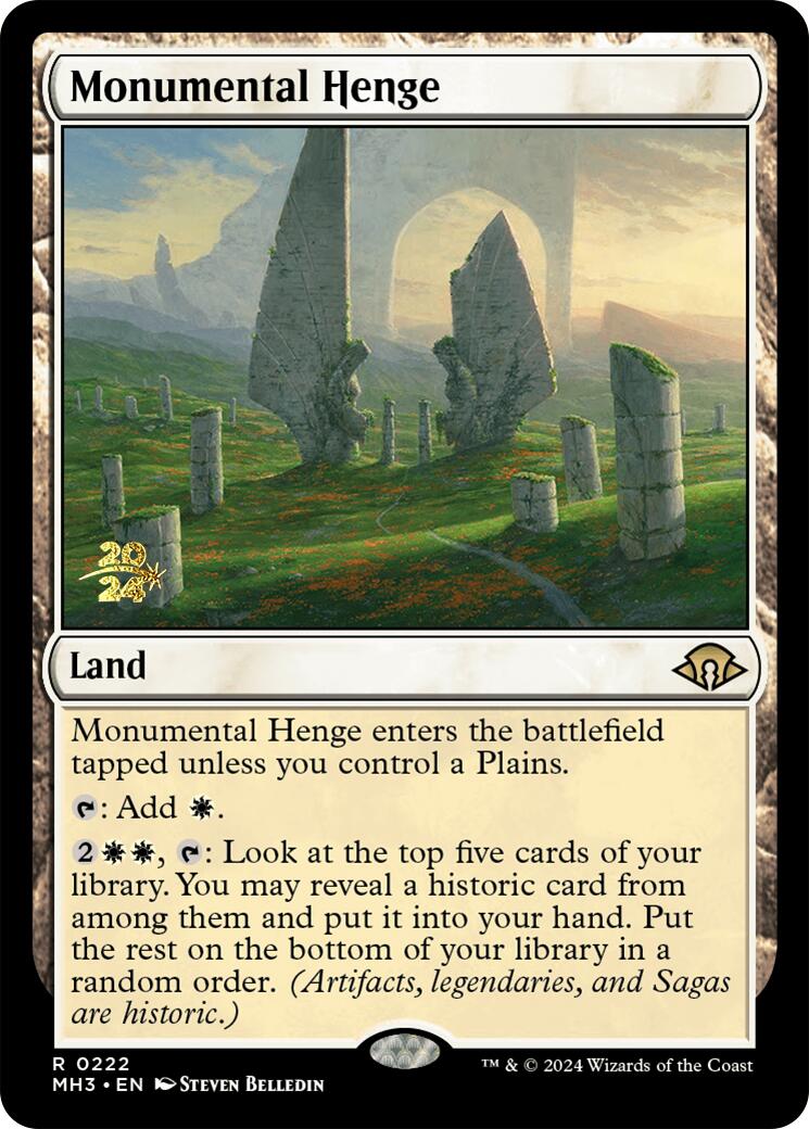 Monumental Henge [Modern Horizons 3 Prerelese Promos] | Good Games Adelaide SA