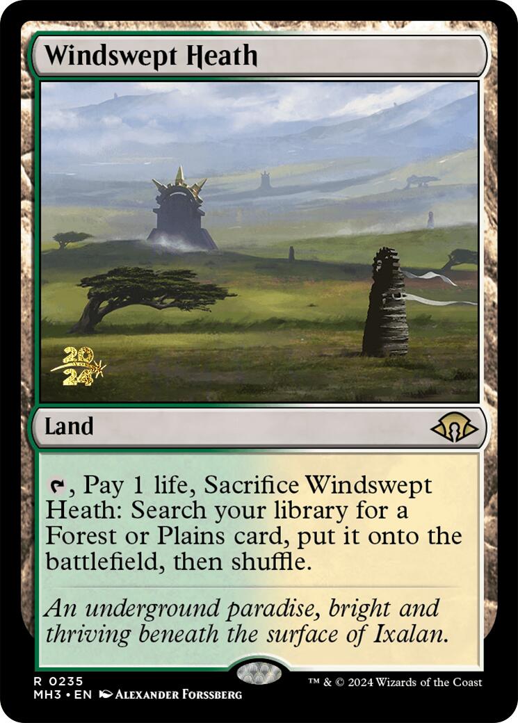 Windswept Heath [Modern Horizons 3 Prerelese Promos] | Good Games Adelaide SA