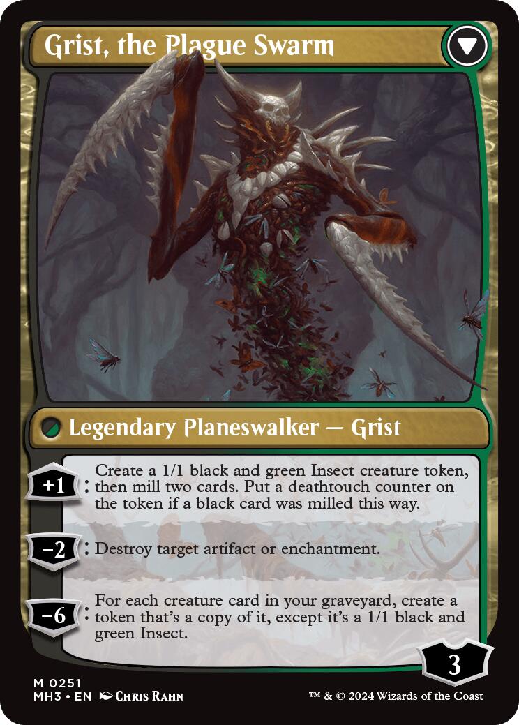 Grist, Voracious Larva [Modern Horizons 3 Prerelese Promos] | Good Games Adelaide SA