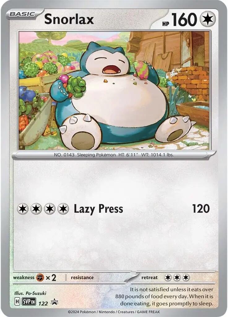 Snorlax (122) [Scarlet & Violet: Black Star Promos] | Good Games Adelaide SA