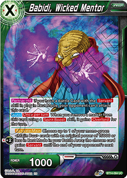 Babidi, Wicked Mentor (BT14-064) [Cross Spirits] | Good Games Adelaide SA