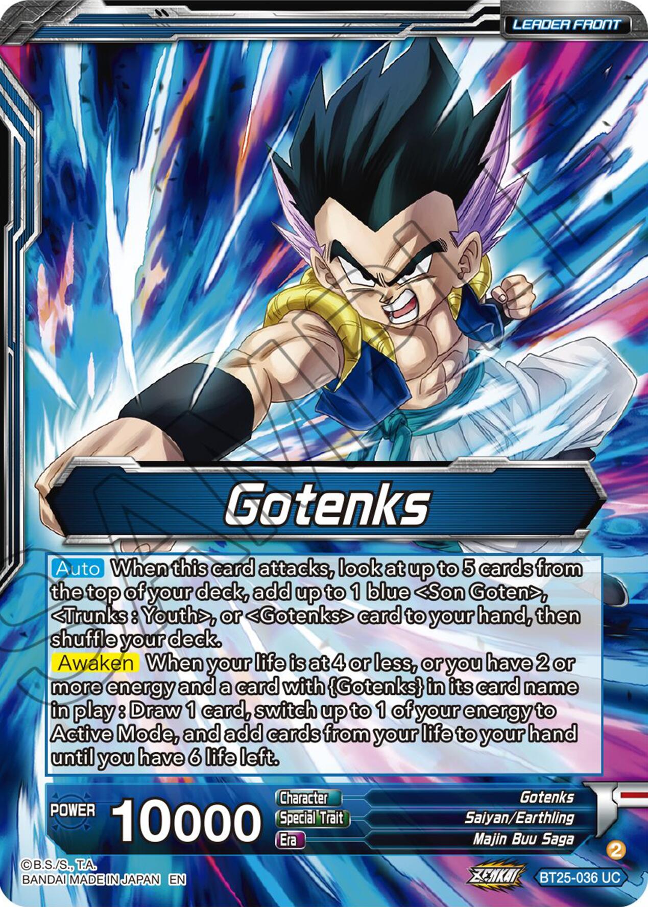 Gotenks // SS3 Gotenks, Power of the Strongest Rookie (BT25-036) [Legend of the Dragon Balls] | Good Games Adelaide SA