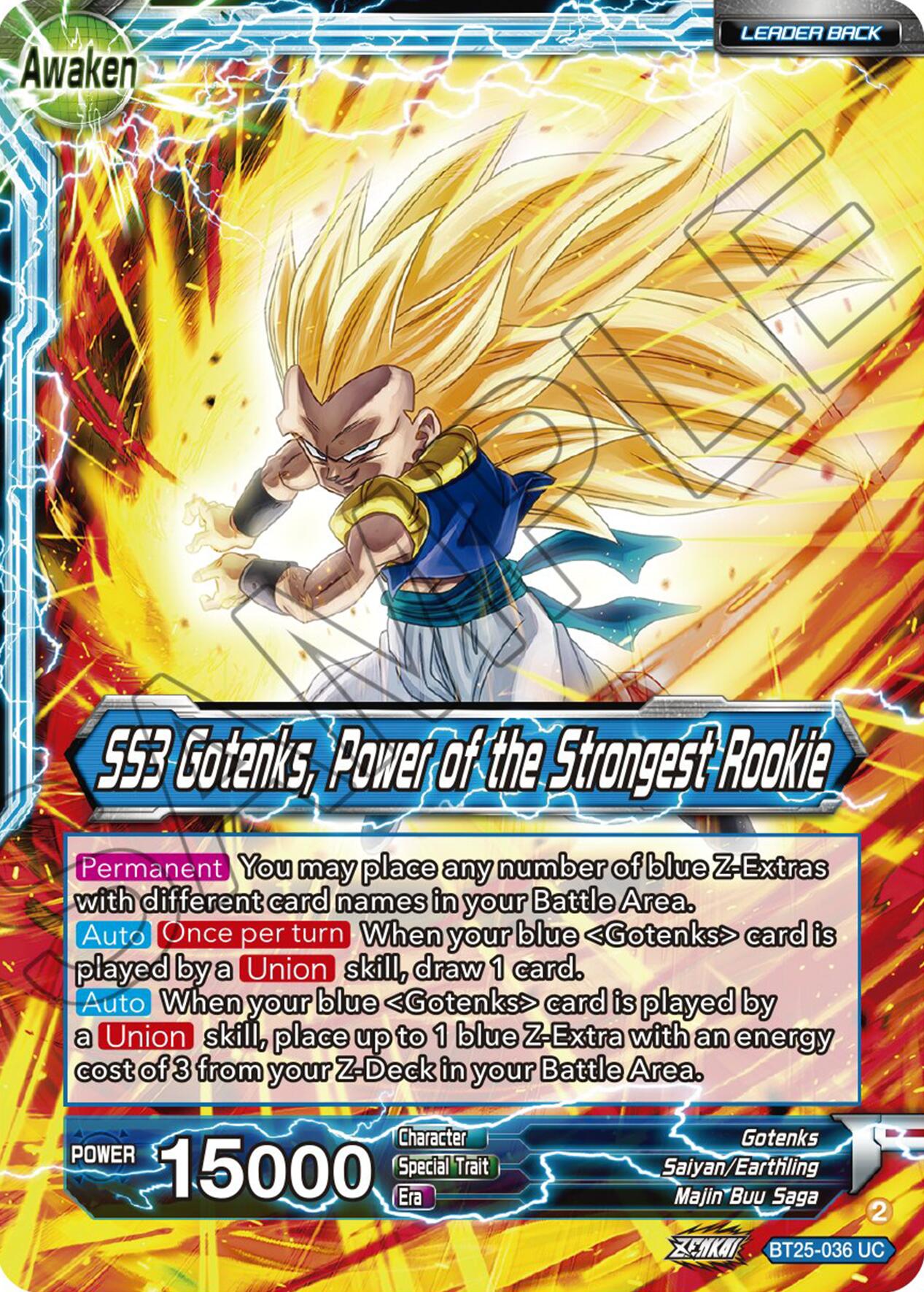 Gotenks // SS3 Gotenks, Power of the Strongest Rookie (BT25-036) [Legend of the Dragon Balls] | Good Games Adelaide SA