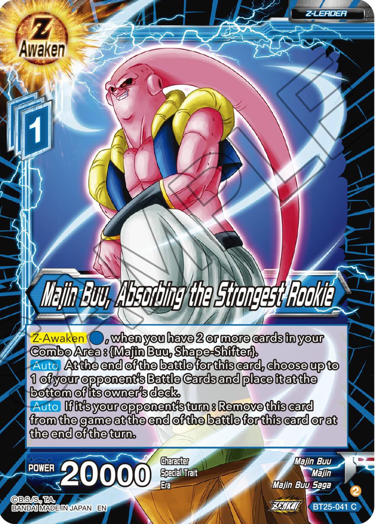 Majin Buu, Absorbing the Strongest Rookie (BT25-041) [Legend of the Dragon Balls] | Good Games Adelaide SA