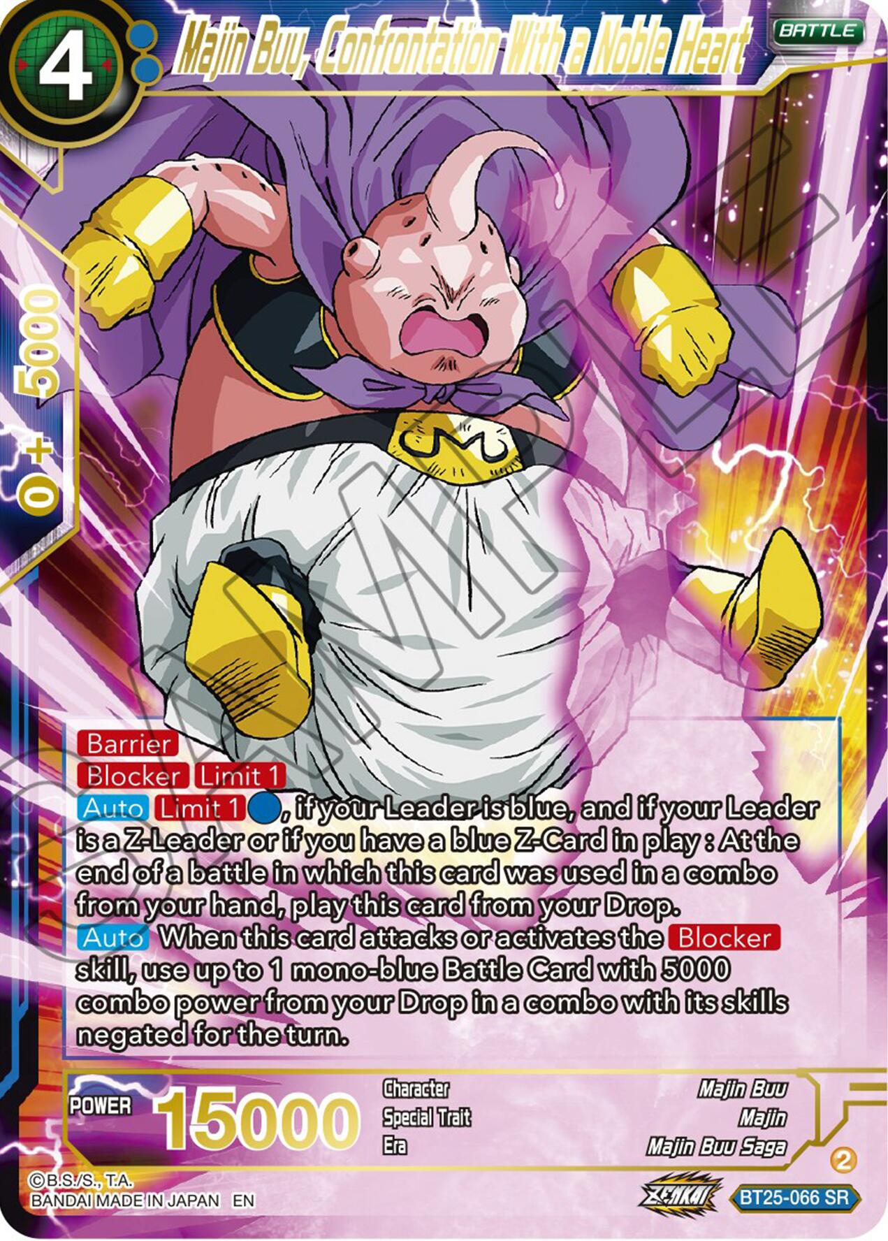 Majin Buu, Confrontaliter With a Mobile Heat (BT25-066) [Legend of the Dragon Balls] | Good Games Adelaide SA