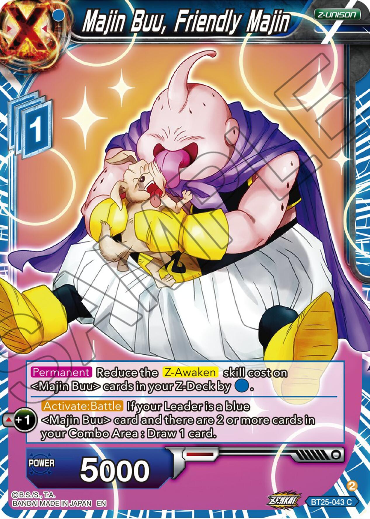 Majin Buu, Friendly Majin (BT25-043) [Legend of the Dragon Balls] | Good Games Adelaide SA