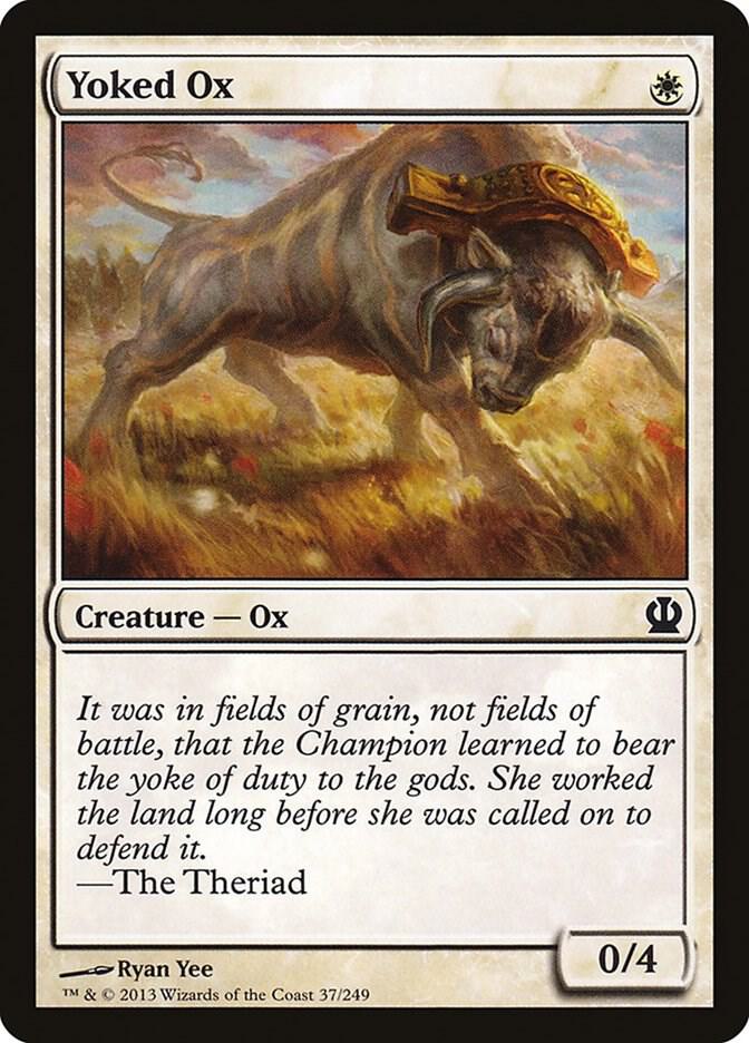 Yoked Ox 37 (Theros)  - Foil | Good Games Adelaide SA