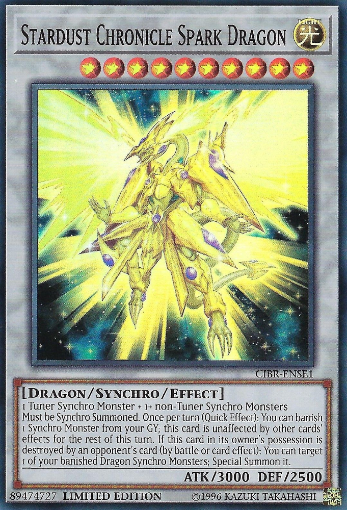 Stardust Chronicle Spark Dragon [CIBR-ENSE1] Super Rare | Good Games Adelaide SA