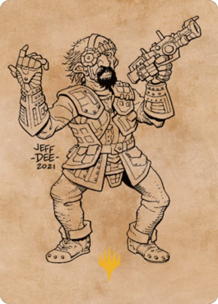Jan Jansen Chaos Crafter Art Card Gold Stamped 66 (Art Series: Commander Legends: Battle for Baldur's Gate)  | Good Games Adelaide SA