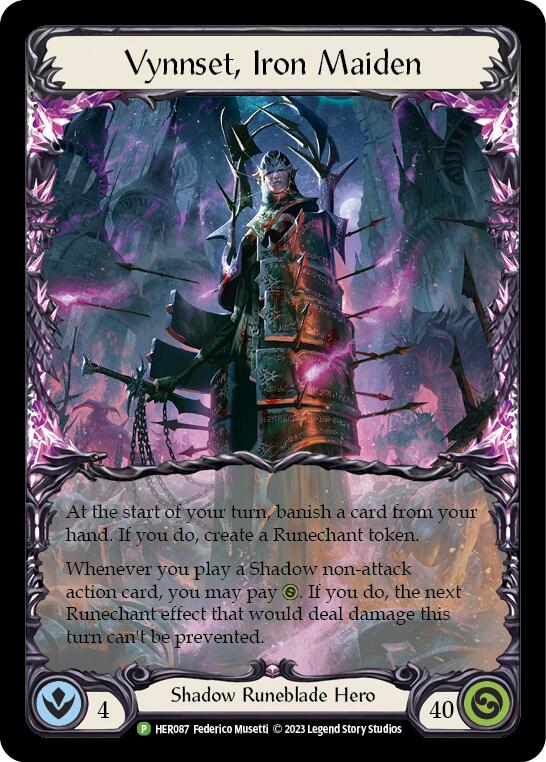 Vynnset, Iron Maiden [HER087] (Promo)  Cold Foil | Good Games Adelaide SA