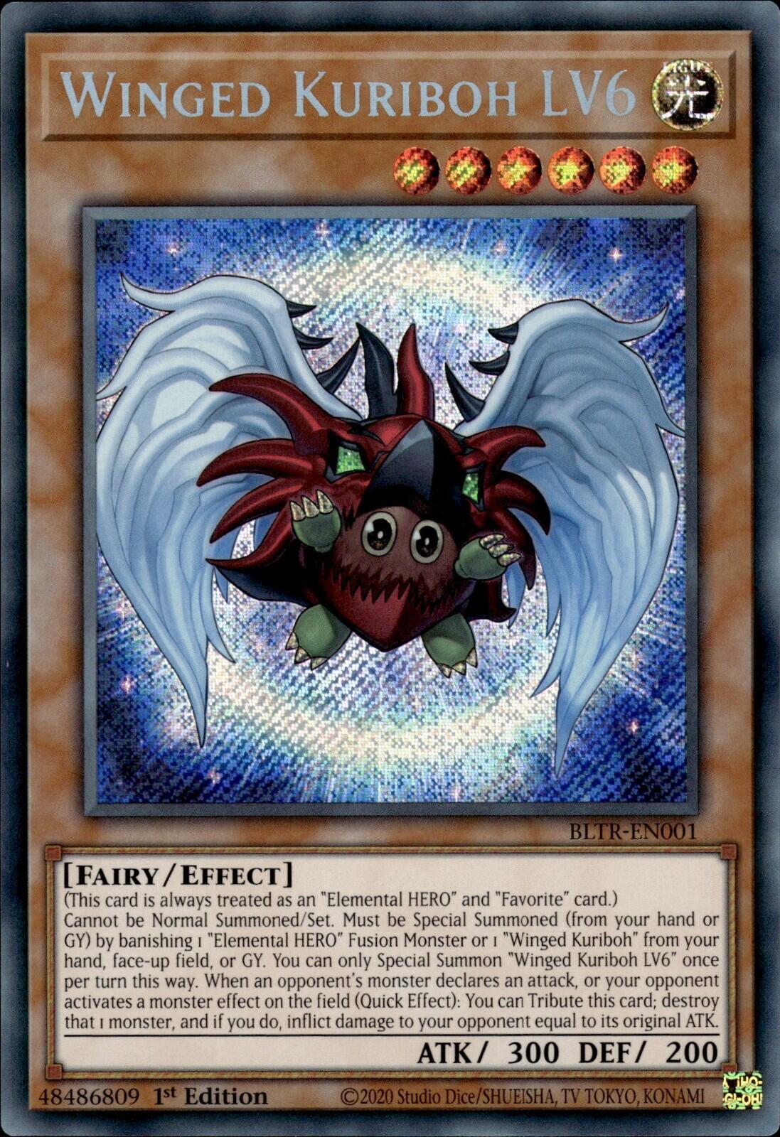 Winged Kuriboh LV6 [BLTR-EN001] Secret Rare | Good Games Adelaide SA