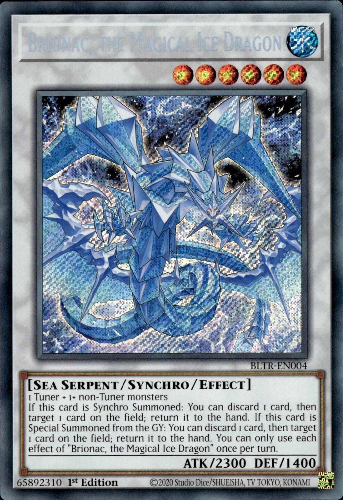 Brionac, the Magical Ice Dragon [BLTR-EN004] Secret Rare | Good Games Adelaide SA
