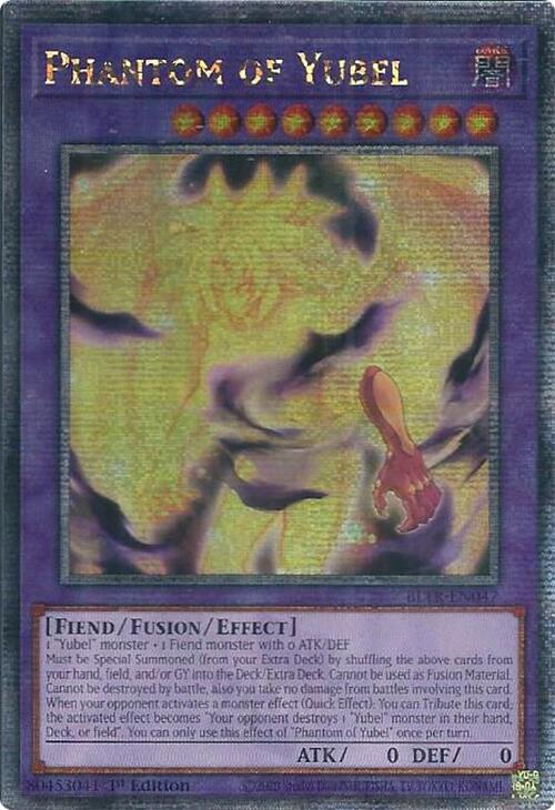Phantom of Yubel (Quarter Century Secret Rare) [BLTR-EN047] Quarter Century Secret Rare | Good Games Adelaide SA