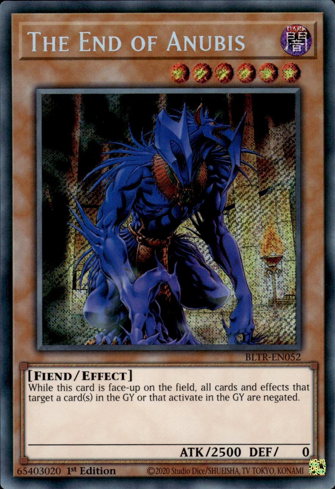The End of Anubis [BLTR-EN052] Secret Rare | Good Games Adelaide SA