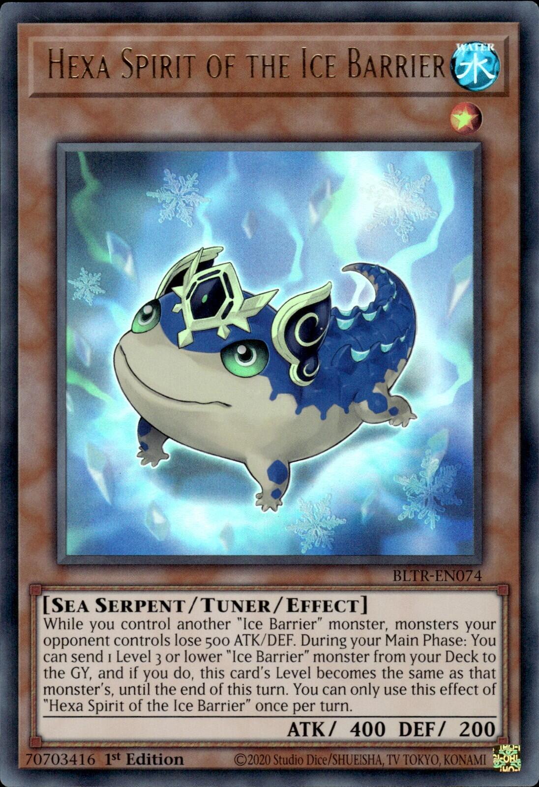 Hexa Spirit of the Ice Barrier [BLTR-EN074] Ultra Rare | Good Games Adelaide SA