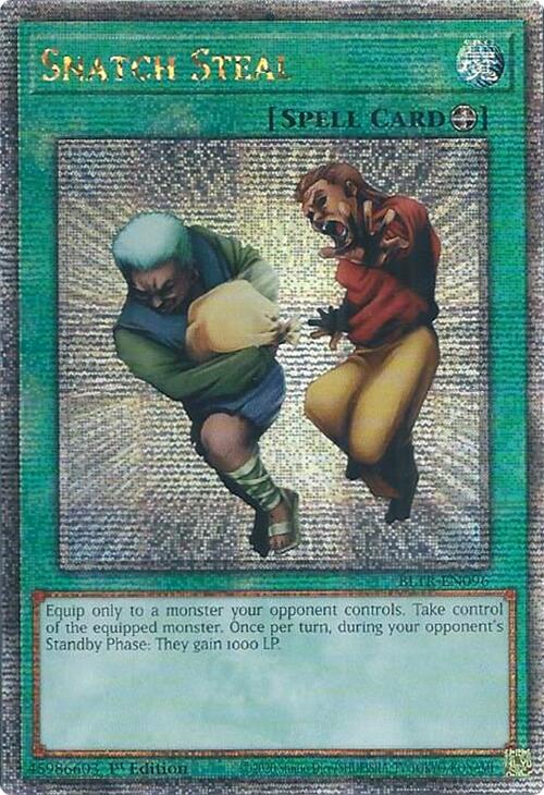 Snatch Steal (Quarter Century Secret Rare) [BLTR-EN096] Quarter Century Secret Rare | Good Games Adelaide SA