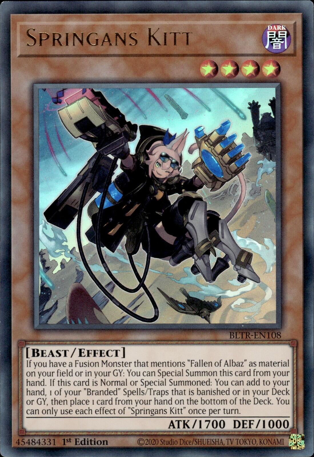 Springans Kitt [BLTR-EN108] Ultra Rare | Good Games Adelaide SA